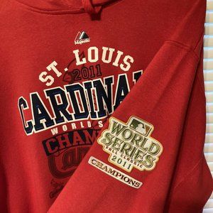St. louis Cardinals World Series 2011 Hoodie  XXL